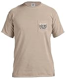 NCAA Crawfish Boil半袖快適カラーポケットTee M ブラウン