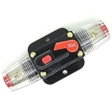 12 V DCオート車Marineバイクステレオオーディオ回路ブレーカーリセットヒューズインバータ30 Amp 30 A