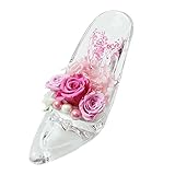 Lulu＆berry リュリュベリー プリザーブドフラワー ガラスの靴 ローズブライト