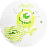 Disney ディズニー モンスターズインク マイク ボディスーツ＆ブルマセット-6/9ヶ月