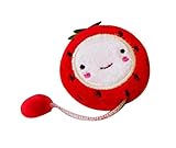 テープを測定かわいいイチゴ巻尺定規150CM定規、3つの小品