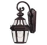 Savoy House Lighting 5-491-13 Endorado Collection 1-Light Outdoor Wall Mount 16-Inch Lantern, Englis