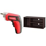 『電動ドライバー 充電式 RD110-R レッド』と『テレビ台モジュールBOX 幅約73.2x奥行約29.0x高さ約36.6 ブラウンオーク MDB-3S』のセット