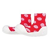 YideaHome ベビーシューズ ファーストシューズ ベビーフィート 赤ちゃん靴 ラバー底ソックス ソックス付き 練習 対象：0ヶ月～6ヶ月 全8色