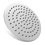 BOANN BNSH8C 7.87-Inch Ultra Thin Stainless Steel Round Rainfall Shower Head Mirrored Finish [並行輸入品]