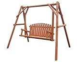 天然木(杉) 木製ブランコ 196×140×170cm