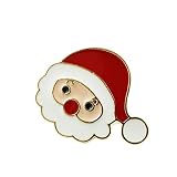 [ATK21] Merry Christmas ピンバッチ バッチ サンタクロース クリスマスツリー トナカイ 雪だるま sunomann メンズ レディース ユニセックス アクセサリー (Santa)