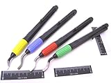 DAIKITOOL　バリ取り　４本セット　（アルミ鉄用・真鍮用・SUS用・プラスチック用）
