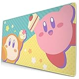 マウスパッド 大判 星のカービィ ゴムパッド 大型 40ｘ75cm ワイヤレスマウスパッド ゲーミング パソコン用 周辺機器