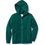 オールドネイビー OLD NAVY/ フル ジップ フリース フード ボーイズ ヘザー グリーン アウターパーカー M (8歳)【並行輸入】