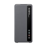 Galaxy S20+ 5G Smart Clear View Cover/グレー [Galaxy純正 国内正規品]EF-ZG985CJEGJP