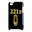 人気の 探偵 ホームズ ケース・カバー,ベイカー街221B 携帯ケース,プラスチック iPod Touch 4th TPUバンパーケース