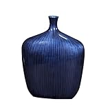 Howard Elliott 22076M Sleek Vase, Medium, Cobalt Blue [並行輸入品]