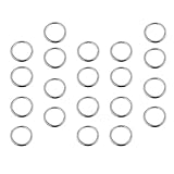 P Prettyia ステンレス鋼　20個　2サイズ　スムース　溶接　ボート　海洋　Oリング　高強度　