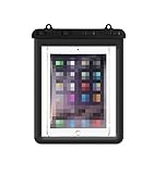 【KOOLRIVER】タブレットケースカバー・dtab Compact d-52C用 防水ケース/防水カバー 8.4インチ ストラップ付き 