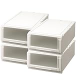 Fits フィッツユニットケース 衣装ケース まとめ買い4個セット 押入れ用 L 4423 カプチーノ