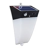 ソーラーLEDライト 太陽光充電 電気代0円 防水対応 昼白色 温暖色 玄関先に◇SLED800