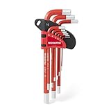 WORKPRO ロングアーム六角棒レンチ 9本組