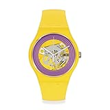 [スウォッチ] 腕時計 スウォッチ PURPLE RINGS YELLOW New Gent SO29J100 イエロー