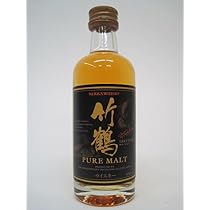 Amazon.co.jp: ニッカ 竹鶴 ピュアモルト ミニチュア 43度 50ml(新
