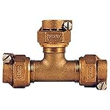 LEGEND VALVE AND FITTING 313-394NL T-4441 No Lead Copper Tube Size Pack Joint X Pack Joint Water Service Tee, 3/4 by Legend Valve & Fitting