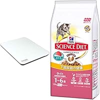 ヒルズのサイエンス・ダイエット キャットフード ライト 肥満傾向の成猫用 体重ケア まぐろ 1.8kg(600g&times;3袋) + Octotas オクトタス Amazon Dash Replenishment 対応 セット