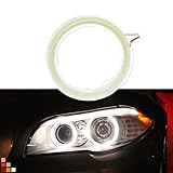 Zehui車オートバイオートスーパー明るいHaloリングライトCOB LED Angel EyesヘッドライトDRLフォグ電球ランプ6000 K mhy-JY180517-JJ-4CEC9F97CA