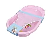 赤ちゃん浴槽席の調節可能なサポートネットの揺りかご-ピンク