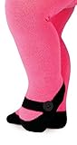 トランペット(TRUMPETTE) シューズ柄だまし絵ベビータイツ/ピンク/MARYJANE BUTTON TIGHTS(12~18カ月) [並行輸入品]