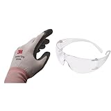 3M コンフォートグリップ グローブ グレー Lサイズ & 保護めがね
