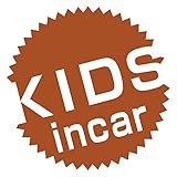 imoninn KIDS in car ステッカー　【シンプル版】　No.39　丸型ロゴ　（茶色）