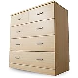 チェスト タンス 箪笥 収納 洋服収納 木製 スライドレール 4段 幅88 奥行42 ワイド ライトナチュラル