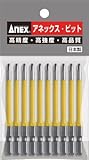 [N-3959643]アネックス　カラービット　段付＋２×１００　（１Ｐｋ（袋）＝１０本入） AC16M2100