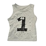 MIOIM キッズ タンクトップ 肌着 1 2 3 4 5 数字柄 女の子 男の子 子供 Tシャツ コットン 七三五 兄弟揃い 運動会 体育会 月曜日から金曜日まで ベビーシャツ