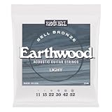 ERNIE BALL アーニーボール アコースティックギター弦 Earthwood Bell Bronze 2348 Light (11-52)/ジョン・メイヤー監修/力強く豊かなサウンド/究極のアコースティック弦