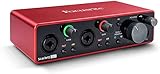 Focusrite フォーカスライト オーディオインターフェース 4イン/4アウト 24bit/192kHz Scarlett 4i4 (4th Gen) ステッカー付きセット 【国内正規品】