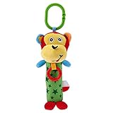 Domybest 音楽おもちゃ 子供おもちゃ ハンドベル 知育玩具 かわいい小リトルサルの形 ガラガラ ラトル カラフル 手を振る楽器玩具 視覚刺激 聴覚 0-3歳