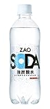 炭酸水 ZAO SODA 強炭酸水 500ml×24本 (500ml, プレーン)