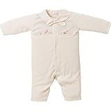 日本製 オーガニックコットン 小さな森の動物 カバーオール！スカーフ飾り アモローサマンマ Amorosa mamma！ベビー服 サイズ70センチ