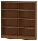 白井産業(SHIRAI) タナリオ オーダーラック 高さ90cm 幅75cm 奥行19cm ブラウンチーク 棚強度T TNL-EM9075ATF2BC0