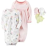 Carter's SLEEPWEAR ベビー・ガールズ US サイズ: 0-3 Months/One Size カラー: ピンク