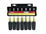 GreatNeck NDRGS Rubber Grip Nut Driver Set, 7-Piece [並行輸入品]