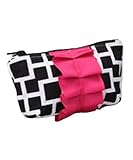 Caught Ya Lookin' Diaper Bag Mother's Cosmetic Purse, Black and White by Caught Ya Lookin'