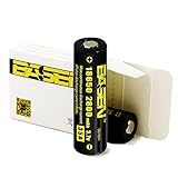 kamoltech 2pcs basen bs186h 18650 2800 mAh 3.7 V 80 A High Drainフラットトップ充電式Li - Ionバッテリー