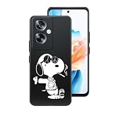 ZKVK OPPO a79 5G ケース スヌーピー 保護カバー おっぽa79 5G スマホケース 韓国 TPU スリム 軽量 衝撃吸収 ワイヤレス充電対応 ケース