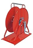麻場 ホース巻取機 小型 20m板付