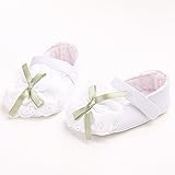 ベビーシューズ　プリンセスシューズ　花　きれい　素敵　可愛い　女の子　子供　幼児　レザー　柔らかいソール (M, ホワイト)