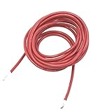 zspowertech シリコンワイヤ　16AWG　ゲージ銅コア　レッド　2M長　高温作業用