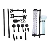 P Prettyia 気象ステーション 風速計 温度計 雨量計 地下埋め込み式 室外 作業現場