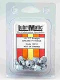 NATIONAL BRAND ALTERNATIVE 88884 Straight Grease Fitting, 1/4 In., 28 Tpi, 10 Per Pack by National B
